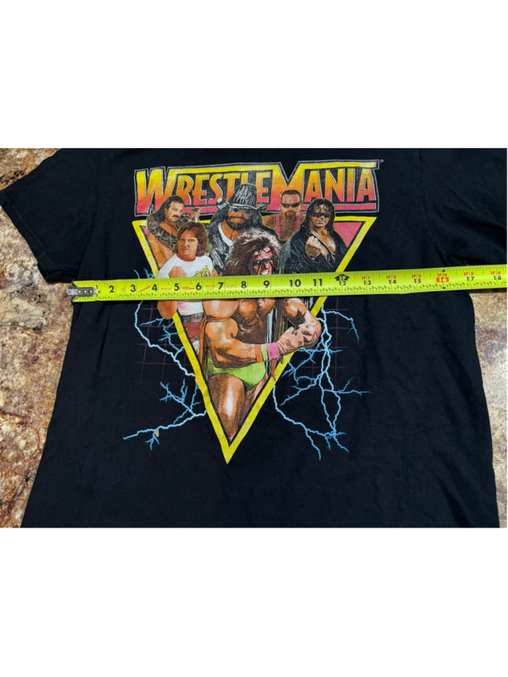WWE WrestleMania VI Legends Graphic Tee Medium Macho Man - Picture 4 of 6